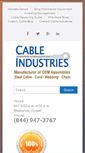 Mobile Screenshot of cableind.com